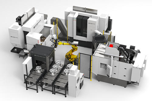 Numtec Roboterzelle Alpine Metal Tech