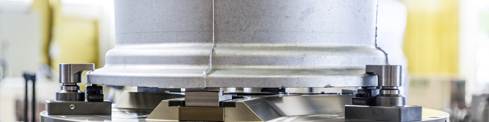 Spanntechnik für gegossene Felge