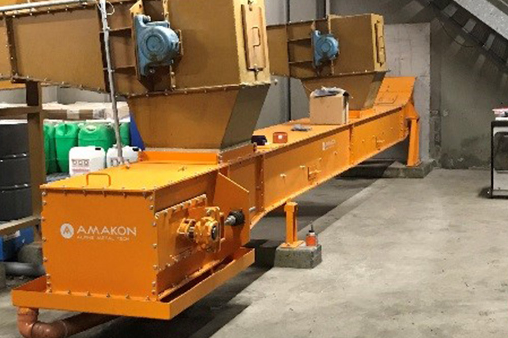 AMAKON Drag Chain Conveyor | Steel