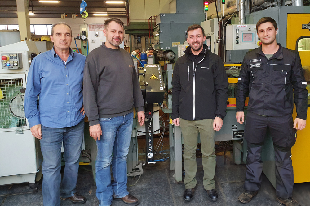 Alpine Metal Tech GM100 Geometrische Inline-Drahtprüfung GM100 geometric inline wire testing