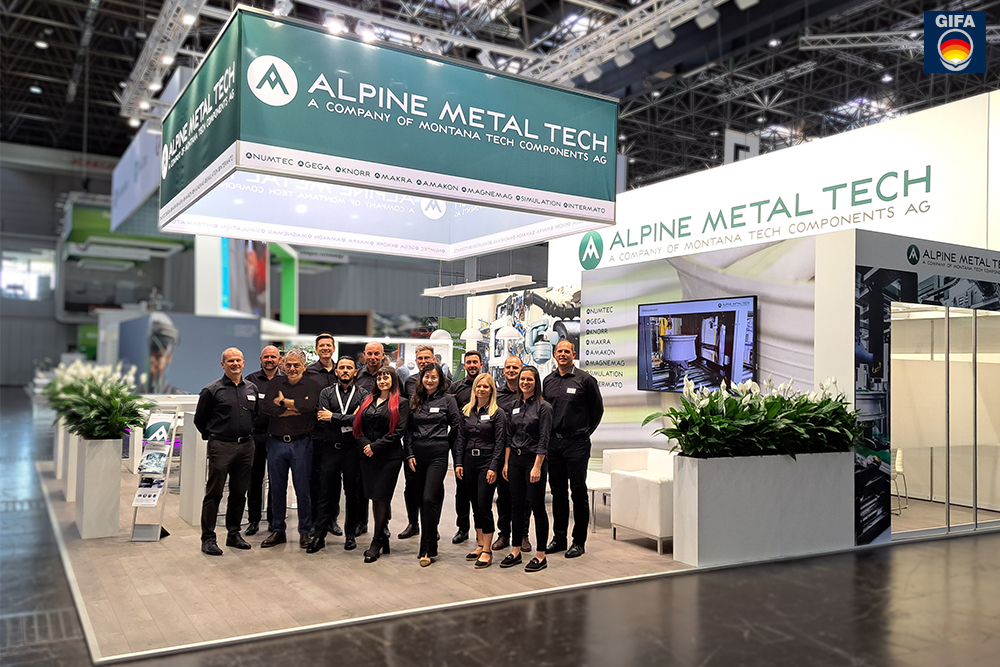 Teamphoto at GIFA Alpine Metal Tech