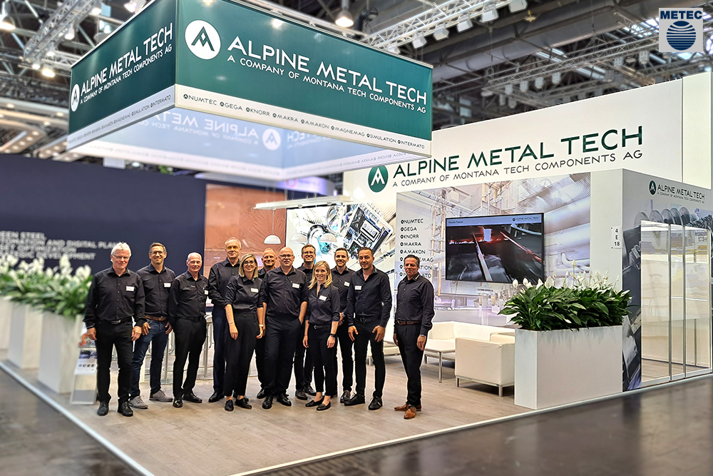 Teamphoto at METEC Alpine Metal Tech