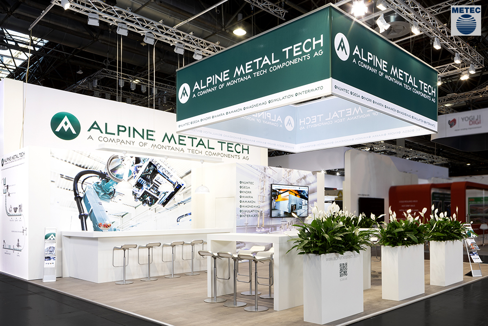 Booth at METEC Alpine Metal Tech