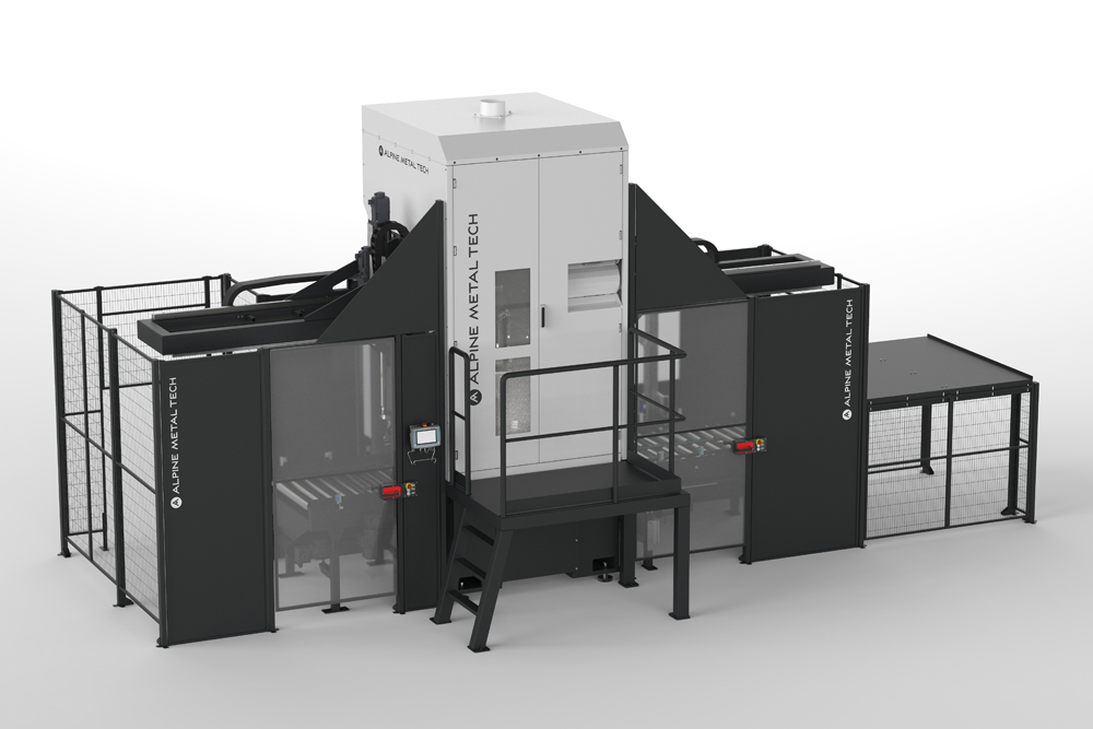 ABV300 - Inline sprue drilling machine | Alpine Metal Tech | Automotive | NUMTEC