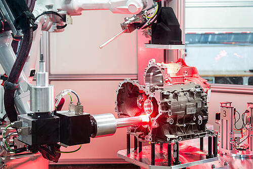 Optische Prüfung von Aliminiumgussbauteilen