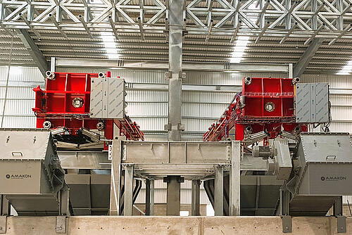 AMAKON conveyor lines AMAKON conveyor lines for sewage sludge