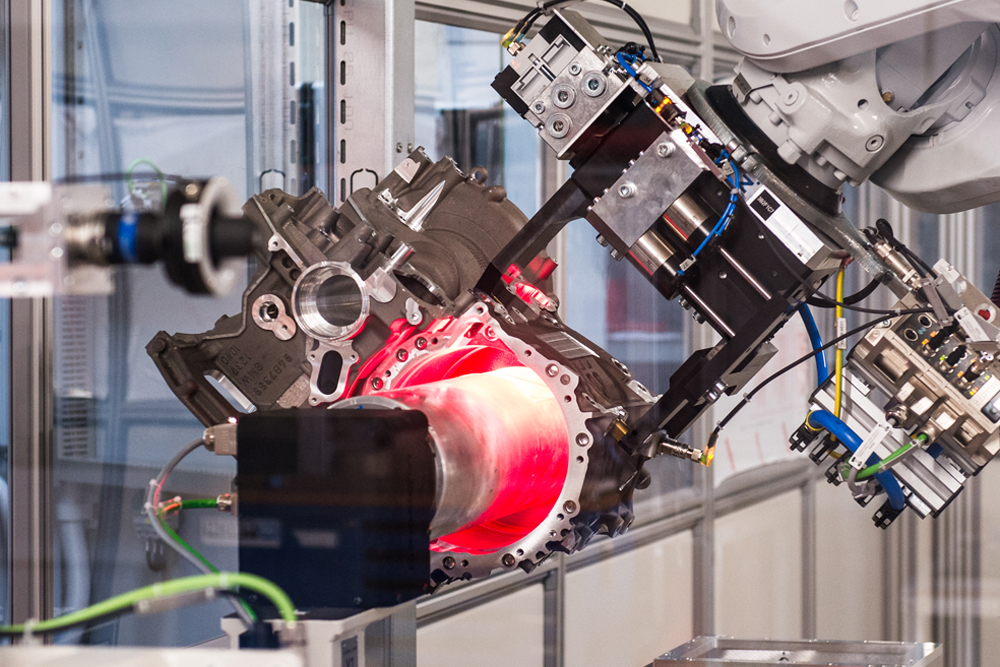 Optical inspection system for e-drive housings