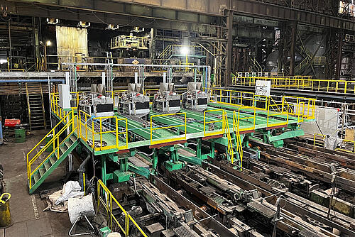 GEGA 4-strands beam blank cutting plant