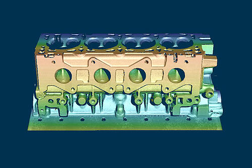 Optische Prüfung von Aliminiumgussbauteilen