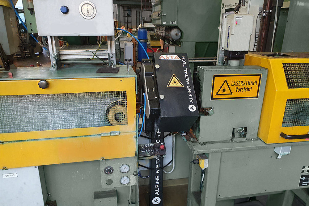 Alpine Metal Tech GM100 Geometrische Inline-Drahtprüfung GM100 geometric inline wire testing