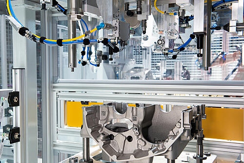 Alpine Metal Tech - Advanced Technology - Leak Test Inspection Dichtprüfung von Aluminiumgussteilen