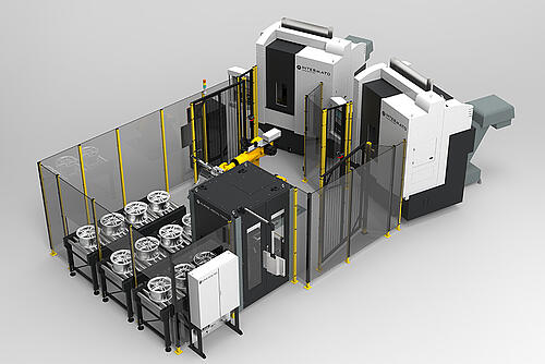 Alpine Metal Tech Robot Cell - Diamond Cut Numtec Roboterzelle Alpine Metal Tech