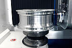 INTERMATO WB24 CNC Vertical Lathe dimensional wheel check