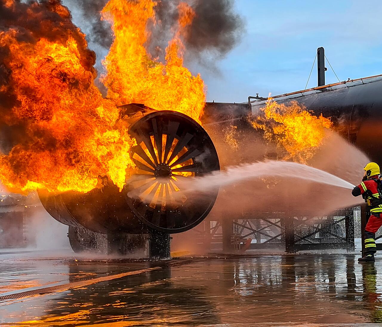 Alpine Metal Tech Fire Simulator Aircraft Fire Simulator by Alpine Metal Tech